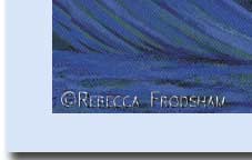 ocean water scene in greeting card