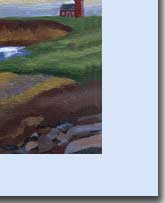 steamer lane santa cruz lighthouse greeting cardcard