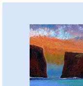santa barbara channel island greeting card