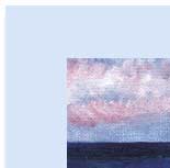 ocean by lighthouse handmade greeting card