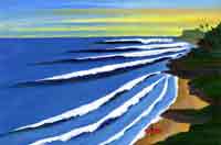 Waves at Pleasure Point